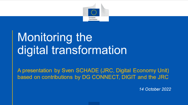 Monitoring the digital transformation